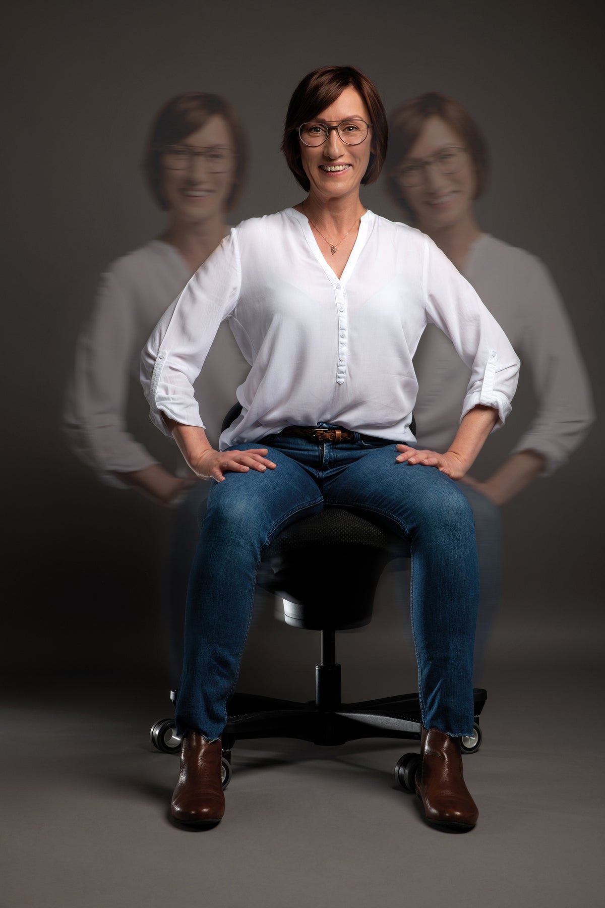 CoreChair Light, in a workspace setting