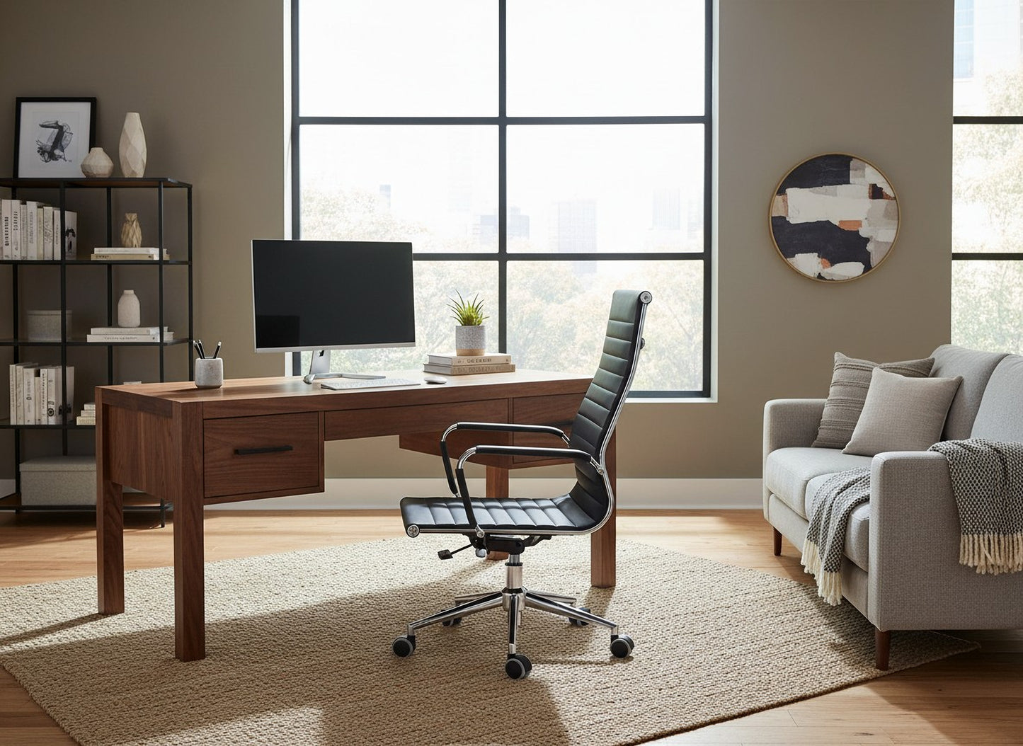 Aura High Leather Chair