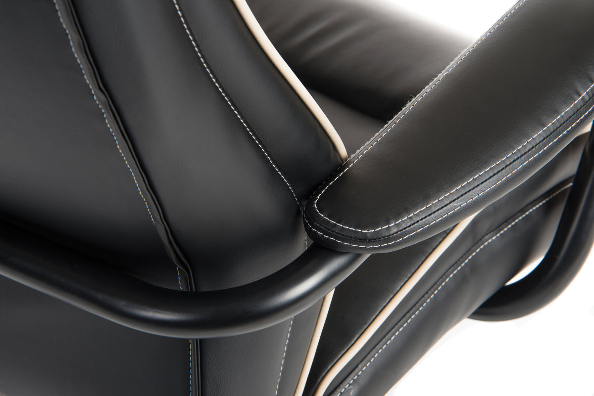 Goliath Duo Executive Chair in Black, view 3