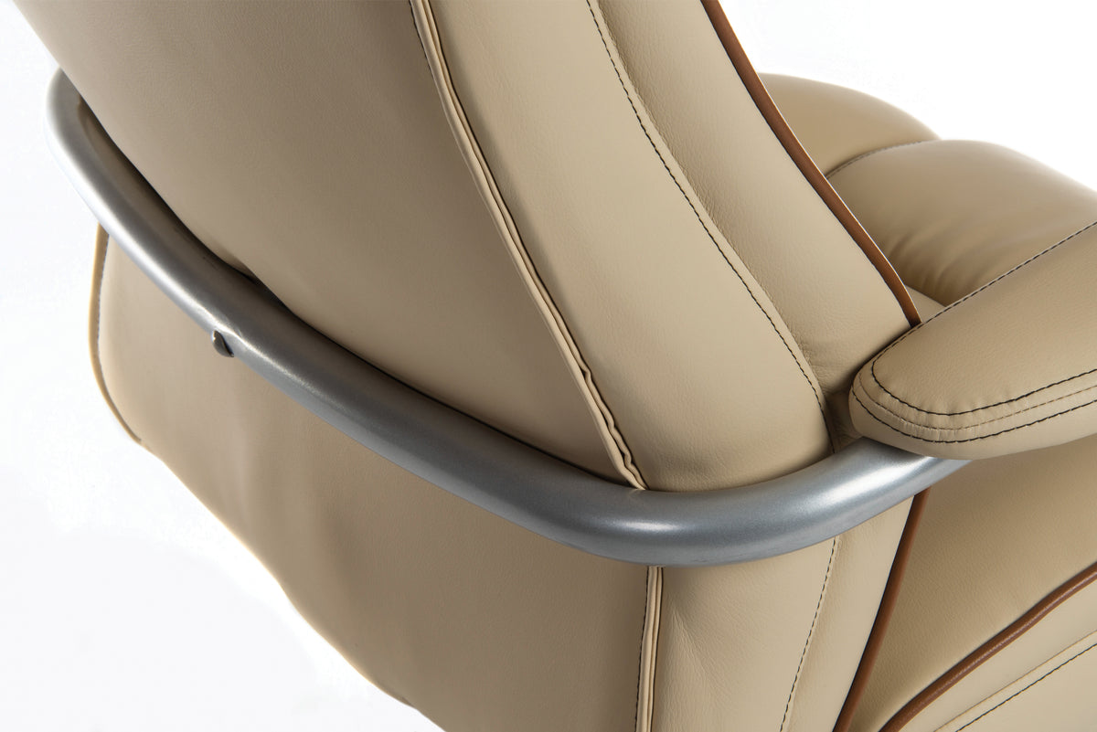 Goliath Duo Executive Chair in Beige, view 2