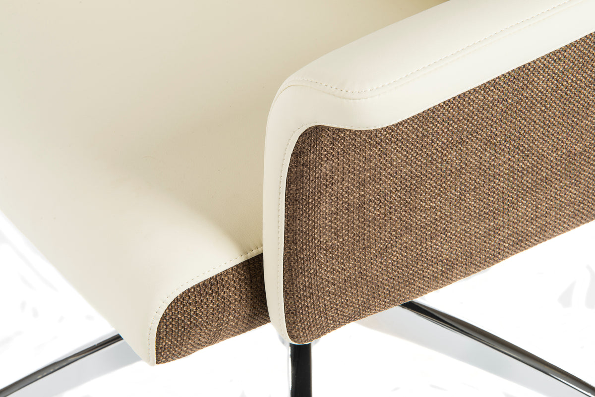 Elegance High Modern Chair in White, view 3