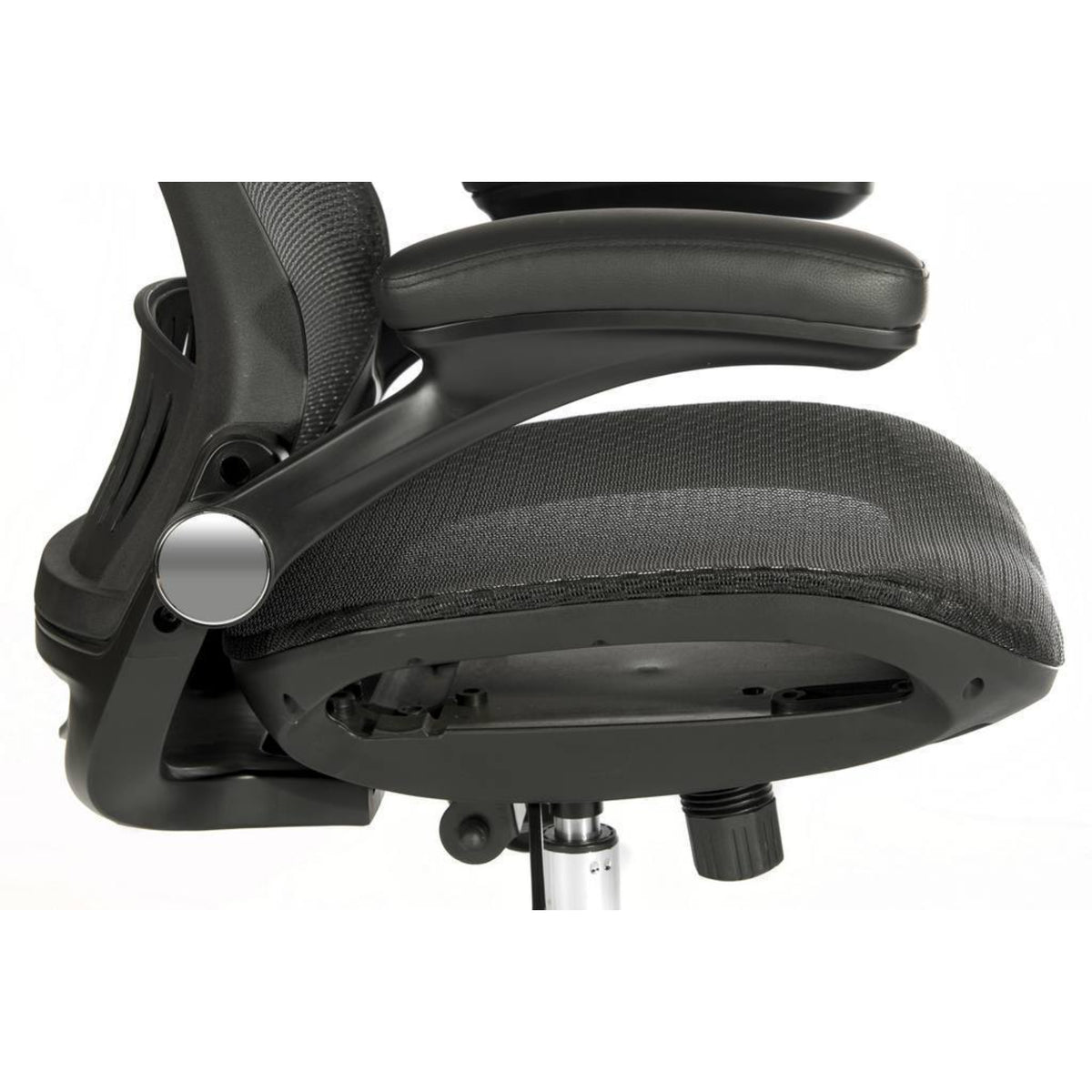 Harmony Mesh Chair in Black, view 5