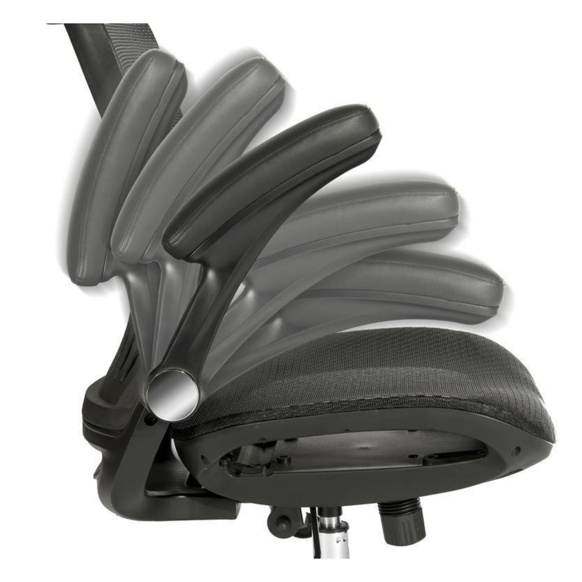 Harmony Mesh Chair in Black, view 8