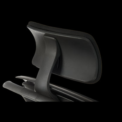Black car side mirror on a black background