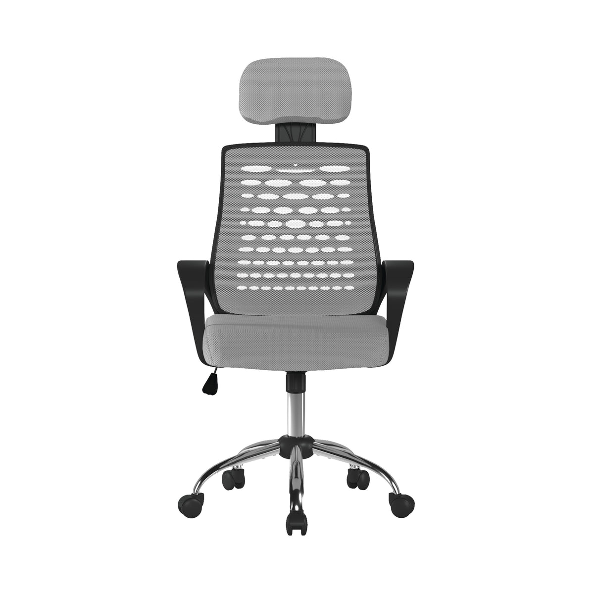 Sigma Mesh Chair in Gray, front view