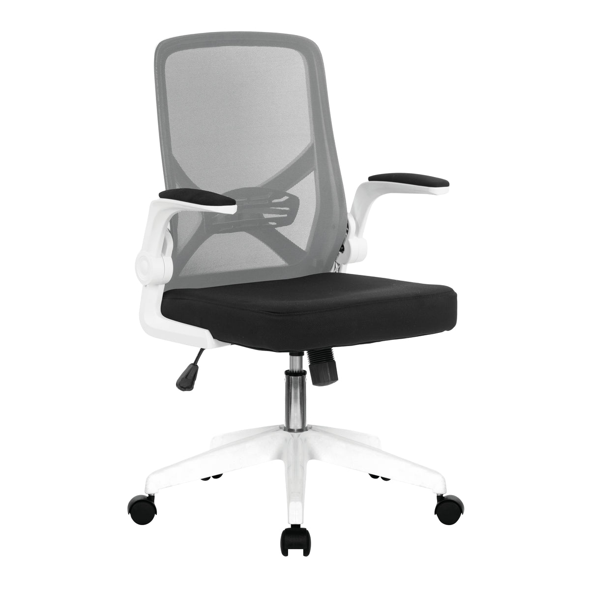 Oyster Mesh Chair in White/Grey