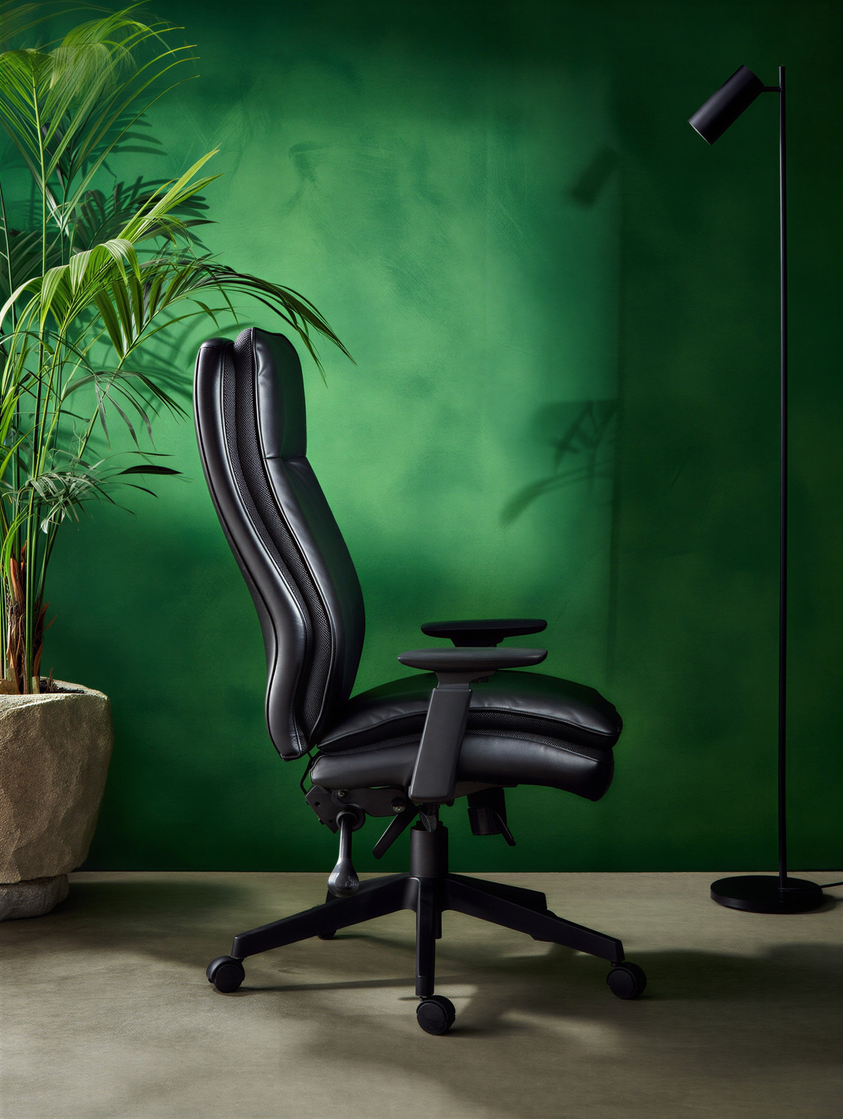 Plush Ergo Chair in a home-office setting, view 2