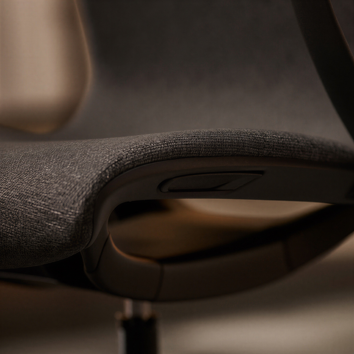 Aeros Fabric Chair in a home-office setting, view 4