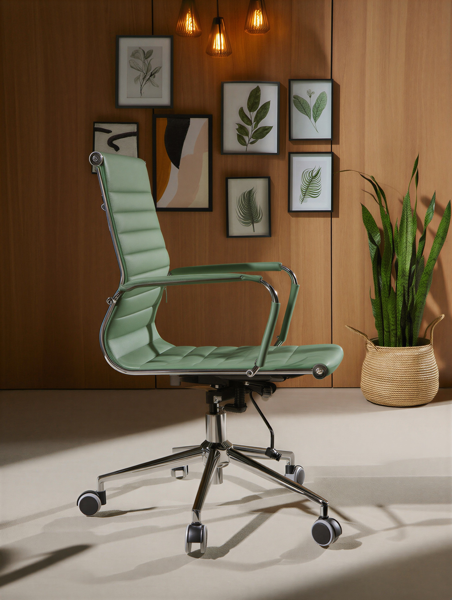 Aura Medium Leather Chair