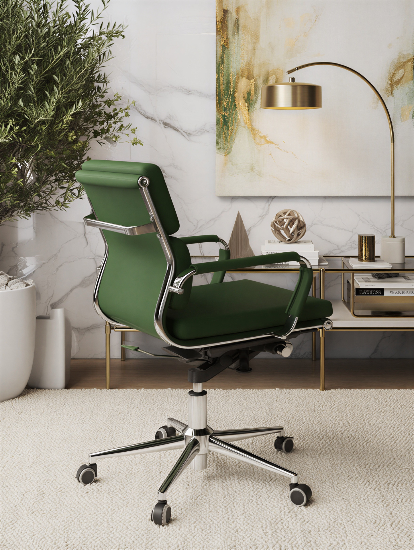 Avanti Medium Leather Chair