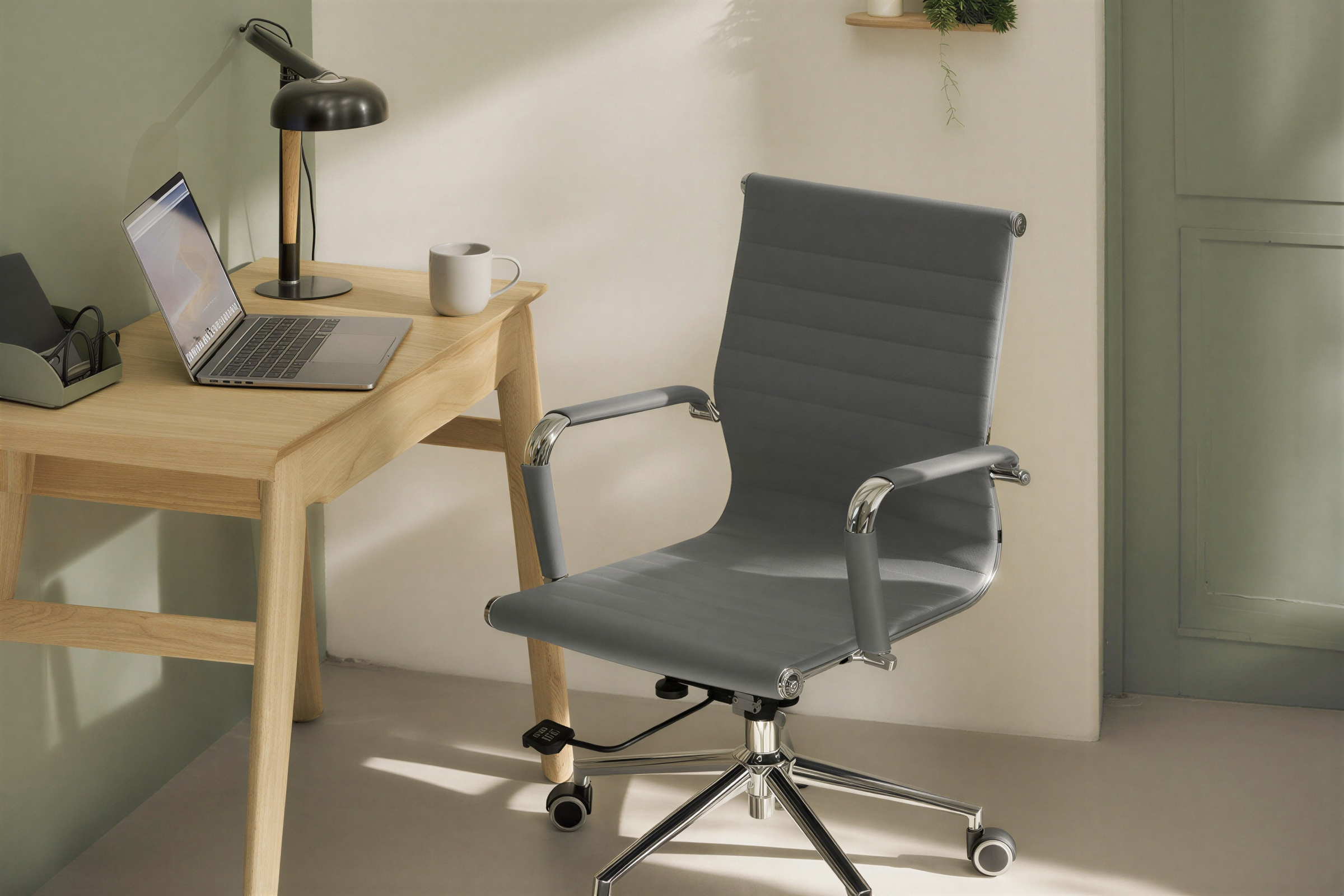 Aura Medium Leather Chair