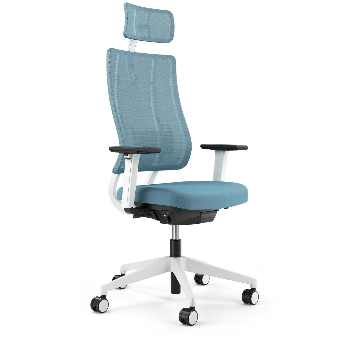 Newback Mesh Task Chair, Telegrey frame / telegrey base