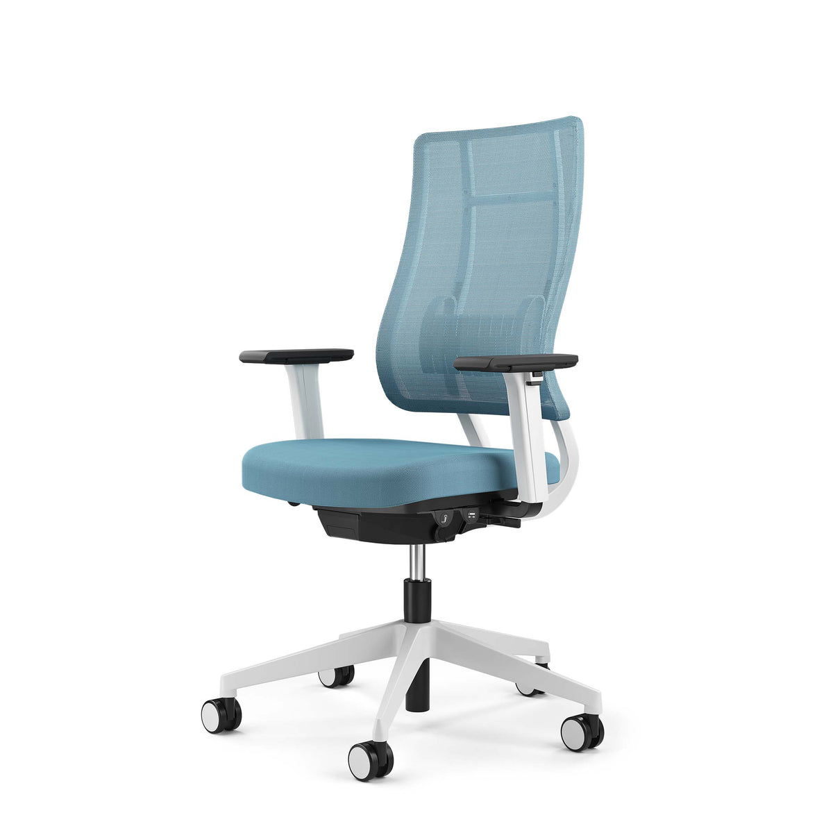 Newback Mesh Task Chair, Telegrey frame / telegrey base