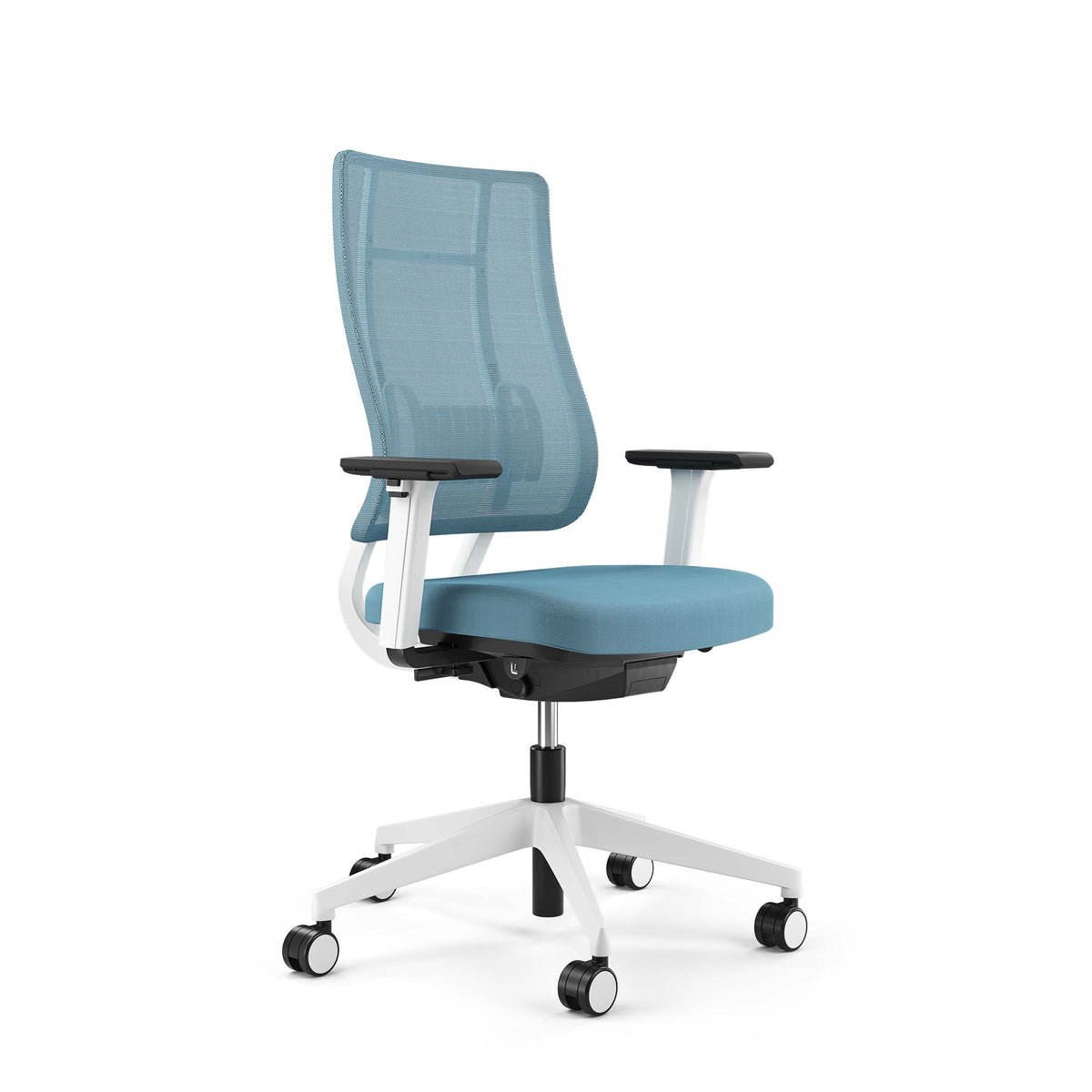Newback Mesh Task Chair, Telegrey frame / telegrey base